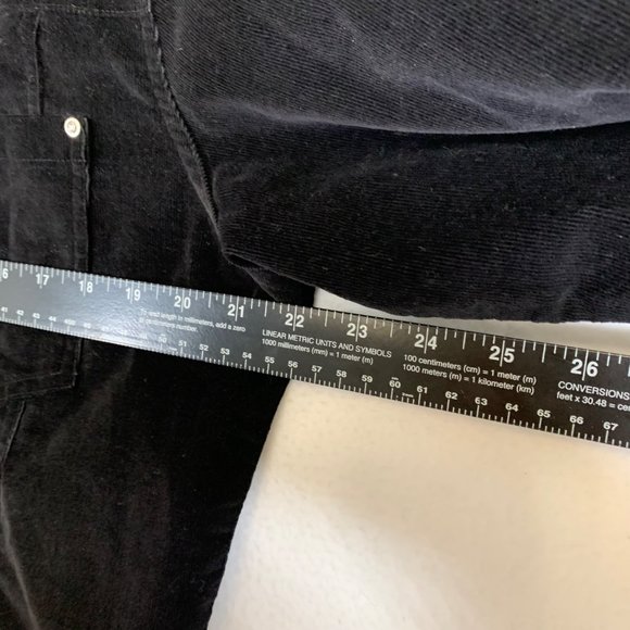 Quacker Factory Corduroy Rhinestone Jacket Size S Black Edgy Trucker Biker Sexy - Picture 7 of 12